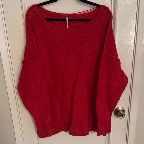 Free People Moira Oversized Neck Sweater - Picture 4 of 12